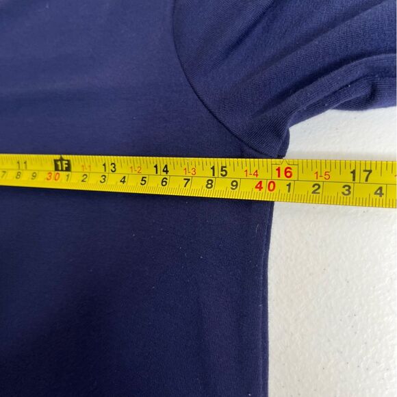 Lilly Pulitzer Ophelia Dress True Navy Flutter Bell Crochet Lace Sleeve Women XS - Picture 11 of 14